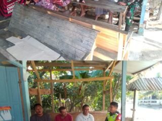 ‎Jalin Keakraban dengan Warga, Babinsa Sertu Nurman Cahyadi Komsos di Warung Kopi‎