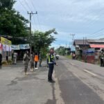 Situasi Kondusif, Koramil 1001-06 Laksanakan Pengamanan Posko Nataru