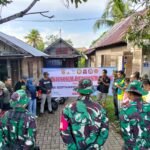 Peringati HKSN 2025, Danpos Cempaka Bersama Warga Bersihkan Sungai Tiung