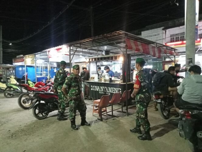 
					​Koramil 1420-06/Panca Rijang Gelar Patroli Keamanan di Rappang