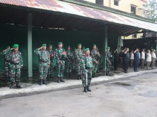 Upacara Bendera, Kasdim Tabanan Dorong Peran Aktif TNI dalam Pemberdayaan Ekonomi Desa Lewat KDMP
