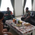 DANDIM 1420/SIDRAP TERIMA AUDENSI PLH. KEPALA DINAS KOPERASI DAN TENAGA KERJA SAHRUL MUBARAK