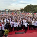 Sinergitas TNI dan Damkar, Personel Koramil 01 Panca Lautang Gencarkan Patroli Siskamling di Desa Corawali