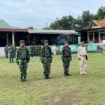 Kodim 1603/Sikka Gelar Upacara Bendera Merah Putih di Makodim