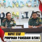 Pimpin Rapat Staf, Pangdam II/Sriwijaya: "Prajurit Harus Responsif dan Beri Dampak Nyata bagi Masyarakat