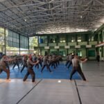 Kodim 1309/Manado Gelar Uji Kenaikan Sabuk Pencak Silat Militer