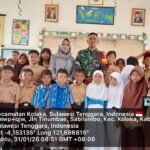 Babinsa Kelurahan Sabilambo Berikan Wawasan Kebangsaan di SD Negeri 3 Sabilambo