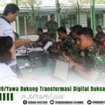 Kodim 1709/Yawa Dukung Transformasi Digital Dukcapil Yapen