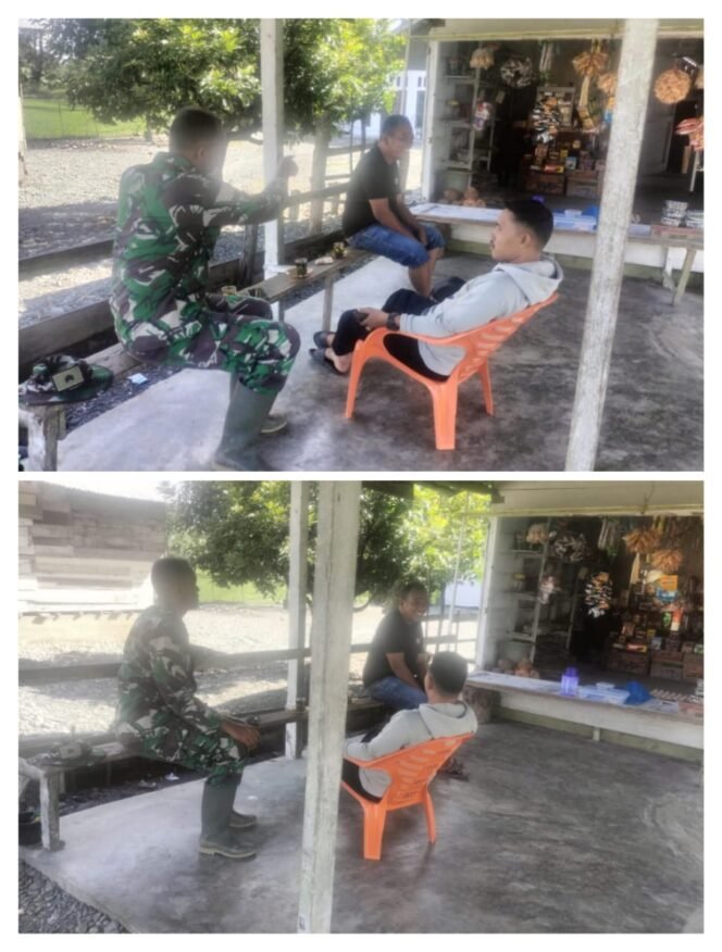 
					Komsos Babinsa di Gampong Gunong Mata Ie