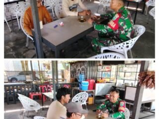 Babinsa Koramil 07/Johan Pahlawan Lakukan Giat Komsos Bersama Warga Binaan