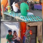 Babinsa Koramil 02/Woyla, Komsos Bersama Masyarakat untuk Mengetahui Perkembangan Tentang Komdisi Sosial Yang Ada di Wilayah Binaan