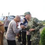Sinergi TNI-Polri Terlihat dalam Penyambutan Wakapolda Kaltim
