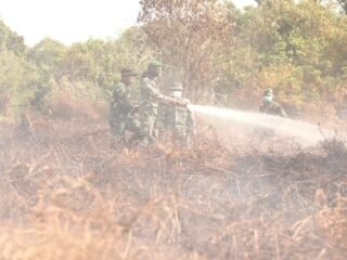 Danrem 012/TU Apresiasi Bantuan Kodam IM dalam Pemadaman Karhutla Aceh Barat
