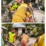 Pererat hubungan TNI - Rakyat, Serka Saferi Basaribu Turun Tangan Bantu Warga