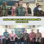 Kodim 0912/Kubar Ikuti Vicon Rakornis TMMD ke-127 TA 2026