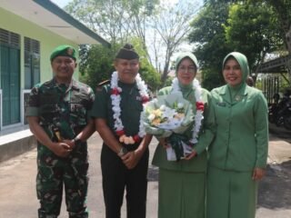 Kodim 1203/Ketapang Gelar Upacara Purna Tugas dan Pelepasan Anggota