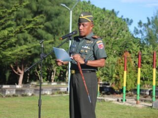 Kodim 1514/Morotai Gelar Upacara Bendera Awal Bulan Februari 2026