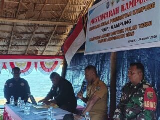 Dukung Pembangunan Kampung, Babinsa Ansus Hadiri Musyawarah RKP Kampung Ausem