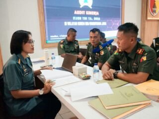 Korem 081/DSJ Terima Audit Kinerja Itjen TNI