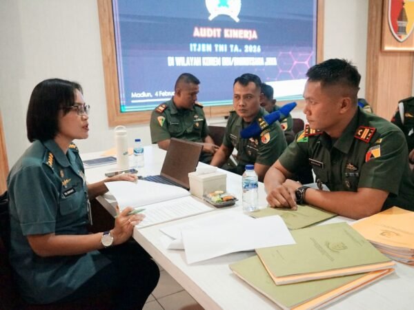 Korem 081/DSJ Terima Audit Kinerja Itjen TNI