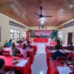 Babinsa Desa Yangapi Hadiri Musyawarah Desa Laporan Pertanggungjawaban APBDes TA 2025