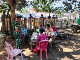 Babinsa Koramil 1614-03/Hu’u Bangun Sinergi dengan Warga Desa Lepadi