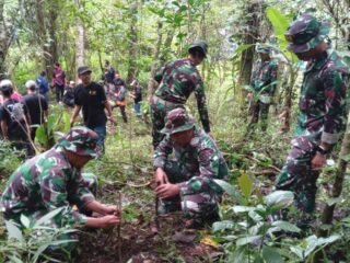 Bakti Sosial Hijau Babinsa Koramil 1612-01/Ruteng, Wae Poong Jadi Saksi Solidnya TNI dan Masyarakat