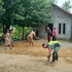 Babinsa Kota Soe Ajak Warga Waspada Cuaca Ekstrem dan Jaga Kamtibmas