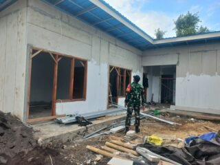 Tinjau Progres Pembangunan Dapur MBG, Koptu Komang Adnyana Sebut Progres 75 Persen