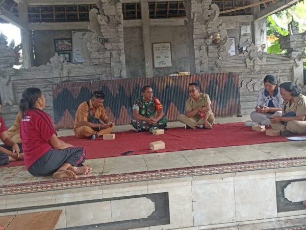 Babinsa Bangbang Hadiri Rapat RDS, Perkuat Sinergi Tingkat Desa Dukung Kesehatan Balita