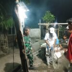 Ronda Malam Humanis, Babinsa Wawonduru Bangun Komunikasi dengan Remaja