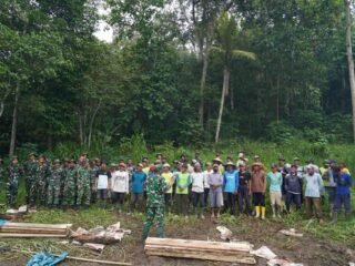 Dengan kedipsinan, Motivasi Kerja Gotong Royong dari Komandan Satuan Setingkat Kompi TMMD ke-127