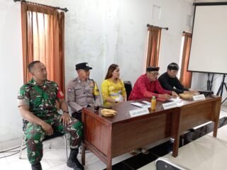 Babinsa Dan Bhabinkamtibmas Hadiri Musyawarah BPD Pembentukan Panitia Pilkel Desa Bunutin Tahun 2026
