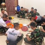 Memasuki Hari Ke-4 TMMD 127, Kebersamaan Satgas dan Warga Wonosari Semakin Akrab Lewat Makan Malam Bersama