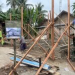 TMMD Lanjutkan Pemasangan Batu Bata RTLH di Desa Tanjung Rejo