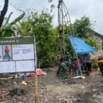 TMMD Lanjutkan Pemasangan Sloof RTLH di Desa Tanjung Rejo