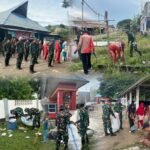 TNI, Pemda dan Warga Turun Tangan, Pasar Todoha Mappacing Bersih-Bersih Dukung Indonesia Bebas Sampah