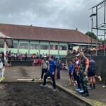 Ratusan Siswa Ikuti Seleksi Porjar, Babinsa Pastikan Kegiatan Kondusif