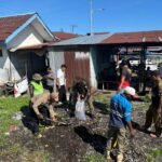 Kodim 1705/Nabire Bersama Polri, Pemda dan Masyarakat Laksanakan Pembersihan di Pasar Kalibobo