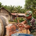 Putaran Mesin Molen Pacu Semangat Satgas TMMD Reguler ke-127 Kodim 1015/Sampit Kejar Target Pembangunan
