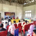 TMMD Ke-127 Gelar Penyuluhan Penanggulangan Bencana Alam di Desa Oyom