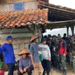 Hujan Tak Surutkan Semangat, Satgas TMMD Tetap Tancap Gas Bangun Desa