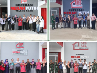 Kasdim 0418/Palembang Dampingi Kunjungan Kantor Staf Kepresidenan di Empat Lokasi KDKMP yang Rampung 100 Persen