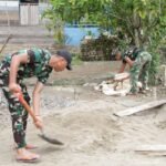 Pembangunan RTLH di Dusun Ogomolobu Terus Dikebut Satgas TMMD ke-127