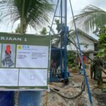 TMMD Kodim 0421/LS Lanjutkan Pengeboran Sumur Bor di Desa Gunung Sari, Kedalaman Capai 24 Meter