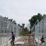 TNI Kawal Pembangunan Huntara di Langkahan, Puluhan Unit Dikebut Demi Warga Terdampak