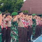 Kasdim 1626/Bangli Mayor Inf I Dewa Gede Yudawan Pimpin Upacara Pembukaan Peresmian Korps Kadet Republik Indonesia