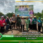 Dandim 1512/Weda beserta Ketua Persit KCK Cabang XL Menghadiri Gerakan Penen Cabe Dan Tanam Bawang Di Desa Wairoro