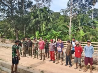 Apel Pagi TMMD Jadi Wadah Penguatan Disiplin dan Kekompakan Warga Sambuli