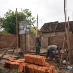 TMMD Kodim 0421/LS Lanjutkan Rehab RTLH di Desa Tanjung Rejo